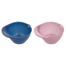  Sibel hajfestő tál szett, pink-kék, 2 db fodrászkellék