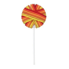 Sibel Lollipop Hajgumi Citromsárga 24db/csomag 660059401 hajdísz