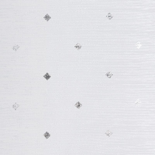  Sibel mintás dekor függöny Fehér/Ezüst 140x250 cm lakástextília