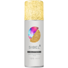 Sibel Színes hajlakk - Hajszínező Spray - Glitter Arany hajfesték, színező