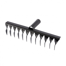 SIBRTEH Gereblye 12 fogas 320 mm nyél nélkül gereblye, lombseprű