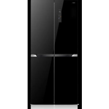  Side By Side Hűtőszekrény Fagyasztóval "multidoor" fekete üveg hűtőgép, hűtőszekrény