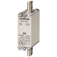 Siemens 3NA3824 késes biztosító, NH-000, 80A gG, 500VAC, 250VDC villanyszerelés