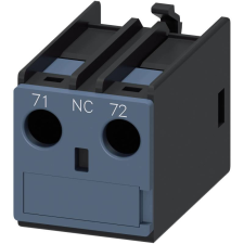 Siemens 3RH2911-1AA01 segédérintkező, homlokra, 1NC, S00-S3-hoz, csavaros villanyszerelés