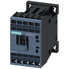 Siemens 3RT2016-2JB41 mágneskapcsoló, 4kW/9A, 24VDC, 1NO, integrált diódával, S00, rugós csatlakozás villanyszerelés