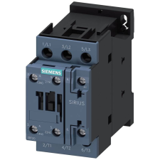Siemens 3RT2026-1AC20 mágneskapcsoló, 11kW/25A, 24VAC 50/60Hz, 1NO+1NC, S0, csavaros villanyszerelés