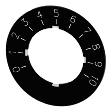Siemens 3SU1900-0BG16-0SA0 0-10 osztású skála potenciométerhez Sirius villanyszerelés