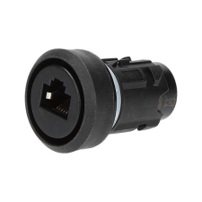 Siemens 3SU1900-0GB10-0AA0 RJ45 22mm műanyag fekete csatlakozó villanyszerelés