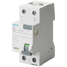 Siemens 5SV3314-3 FI-relé 40A 2P 30mA, F típus villanyszerelés