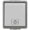 Siemens 5TA4716 106 kapcsoló, jelzőfényes, falon kívüli, IP44, DELTA fläche
