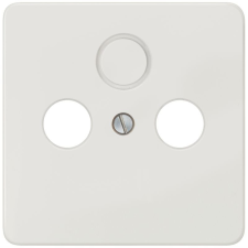 Siemens 5TG1828-2 antenna fedlap, 2/3 nyílás, titánfehér (RAL9010), DELTA profil villanyszerelés