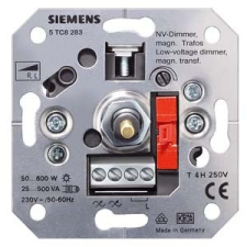  Siemens fényerőszabályzó betét (dimmer) mágneses trafókhoz 50-600W, 25-500 VA, burkolat és keret nélkül, süllyesztett, Delta (Siemens 5TC8283) villanyszerelés