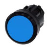 Siemens Nyomógombfej műanyag d22 lapos kék visszaugró kerek SIRIUS ACT SIEMENS - 3SU1000-0AB50-0AA0