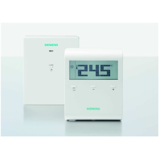 Siemens RDD 100.1RFS LCD kijelzős, vezeték nélküli szobatermosztát szett fűtésszabályozás