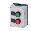 Siemens Tokozott nyomógomb O-I piros-zöld 2-poz. 5-500V50Hz 5-500VDC szürke műanyag 1z SIRIUS ACT SIEMENS - 3SU1802-0AB00-2AB1