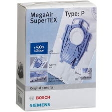 Siemens VZ41AFP MegaAir SuperTEX Typ P Porzsák (4db/csomag) kisháztartási gépek kiegészítői