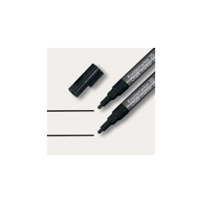 SIGEL 1-2 mm Folyékony krétamarker - Fekete (2 db / csomag) filctoll, marker