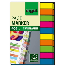 SIGEL Micro 6x50 mm Jelölőcímke 10x40 lap - Vegyes (HN617) jegyzettömb