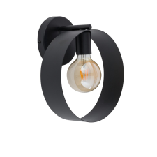 Sigma Happy fekete fali lámpa (SIG-32304) E27 1 izzós IP20 világítás