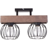 Sigma Lighting loft mennyezeti lámpa milan barna fekete sig31571
