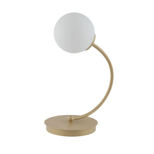 Sigma Lighting modern asztali lámpa velvet fehér arany sig50303 világítás