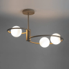 Sigma Lighting modern mennyezeti lámpa aqua fehér arany sig33467