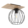 Sigma Lighting modern skandináv mennyezeti lámpa cyber fekete tölgy sig32357