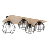 Sigma Lighting modern skandináv mennyezeti lámpa cyber fekete tölgy sig32360