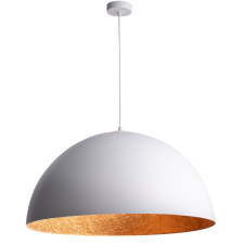 Sigma Sfera fehér-réz függesztett lámpa (SIG-30134) E27 1 izzós IP20 világítás