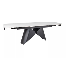 Signal Armando Kihúzható Kerámia Étkezőasztal Matt Fehér/Fekete bútor