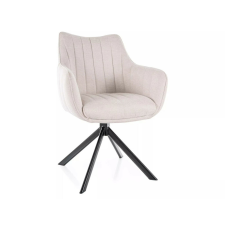 Signal Azalia Velvet Forgó Bársony Étkezőszék Világos Bézs bútor