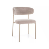 Signal Elton Brego Étkezőszék Bézs Szövet Kasmír Fém Váz