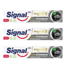 Signal Fogkrém Nature Elements Aktív Szén 3x75ml fogkrém