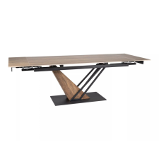 Signal Genesis Legno Kihúzható Kerámia Étkezőasztal Tölgy-Fekete bútor