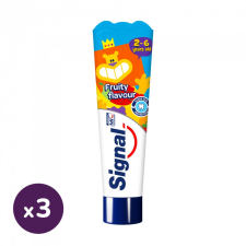 Signal Kids gyermekfogkrém, gyümölcsös ízű, 3x50 ml fogkrém