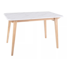Signal Marcus Márvány Hatású Étkezőasztal Tölgy Lábakkal bútor