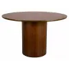 Signal Rondo kerek étkezőasztal MDF diófa furnér 120 cm