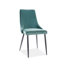 Signal Szék PIANO B VELVET fekete váz / zöld BLUVEL 78 bútor