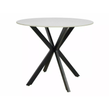 Signal Talia Kerek Kerámia Étkezőasztal Márvány Fehér-Fekete Modern bútor