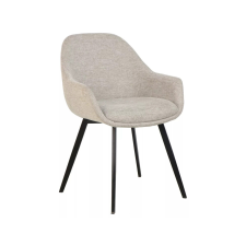 Signal Vinto Brego Étkezőszék Szövet Világos Bézs Fekete Vázzal bútor