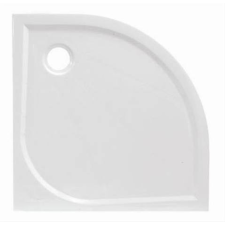  Siko LIMNEW öntött márvány 90x90x3cm íves  fehér zuhanytálca kád, zuhanykabin