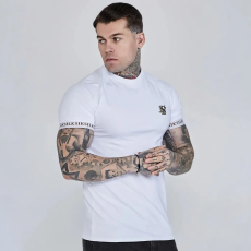  Siksilk White Tech T-Shirt - Méret: XL