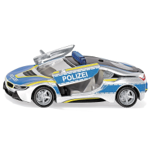 Siku BMW i8 Rendőrautó (1:50) - Kék autópálya és játékautó