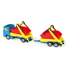 Siku - LKW mit Absetzmulde und autópálya és játékautó