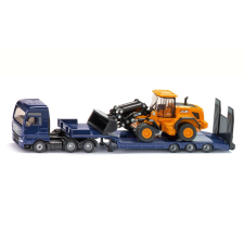 Siku - MAN truck with low loader and JCB wheel loader autópálya és játékautó