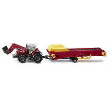 SIKU Massey Ferguson traktor szállítószalaggal - 1996 (55673) autópálya és játékautó