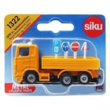 Siku : scania teherautó közúti jelz&#337;táblákkal 1322 autópálya és játékautó