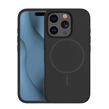 SILICON Apple iPhone 14 Pro Silicon Magsafe Hátlap - Fekete tok és táska