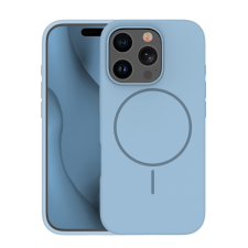 SILICON Apple iPhone 16 Pro Max Silicon Megsafe Hátlap - Világoskék tok és táska