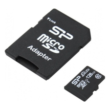 Silicon Power 128GB microSDXC Class 10 UHS-I + adapterrel (SP128GBSTXBU1V10SP) memóriakártya